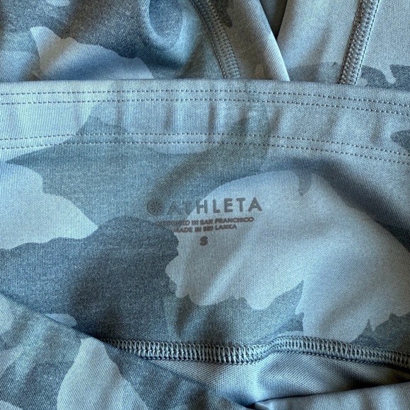 Athleta Women’s All In Camo 7/8 Tights Leggings Cobblestone Gray Size Small - Picture 8 of 10